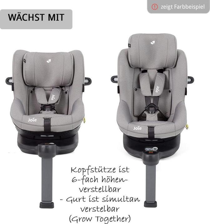 Produktbild Joie Reboarder-Kindersitz i-Spin 360 E i-Size - ab 9 Monate Reboarder (Reboarder, ECE R129/i-Size Norm)
