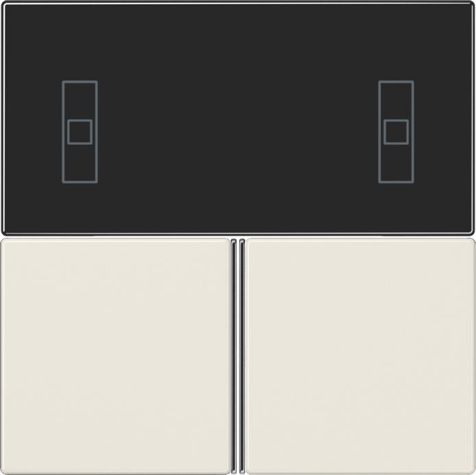 Actual product image JUNG Button 3t switch LS ws glz f.bus system LS4093TSA