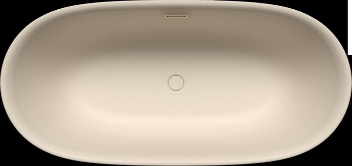 Actual product image Kaldewei MEISTERSTÜCKE OYO DUO Mod. 1051-4034, freestanding bathtub, 1730x820mm, with overflow (173 cm, 82 cm)
