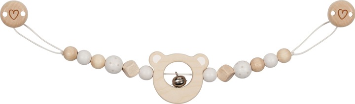 Actual product image Goki Baby carriage chain bear head with clips