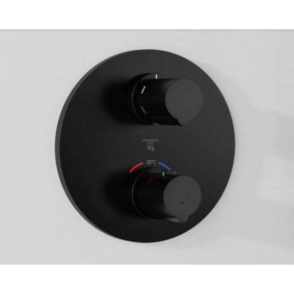 Steinberg, Badarmatur, Serie 100 Dusch-/Wannenarmatur, Fertigmontageset, Unterputz, drei Verbraucher, 10041233