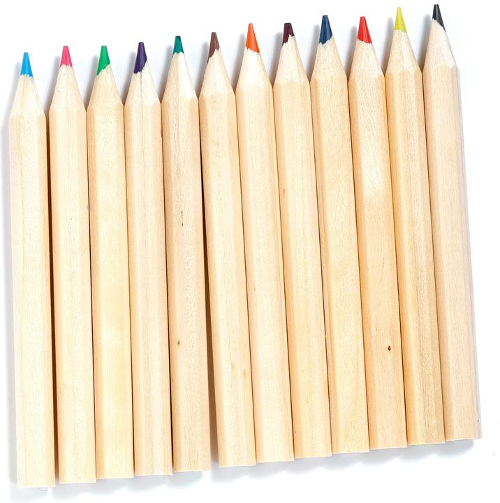 Image du produit Puckator Pot à crayons Little Tractors avec 12 crayons de couleur (12x)