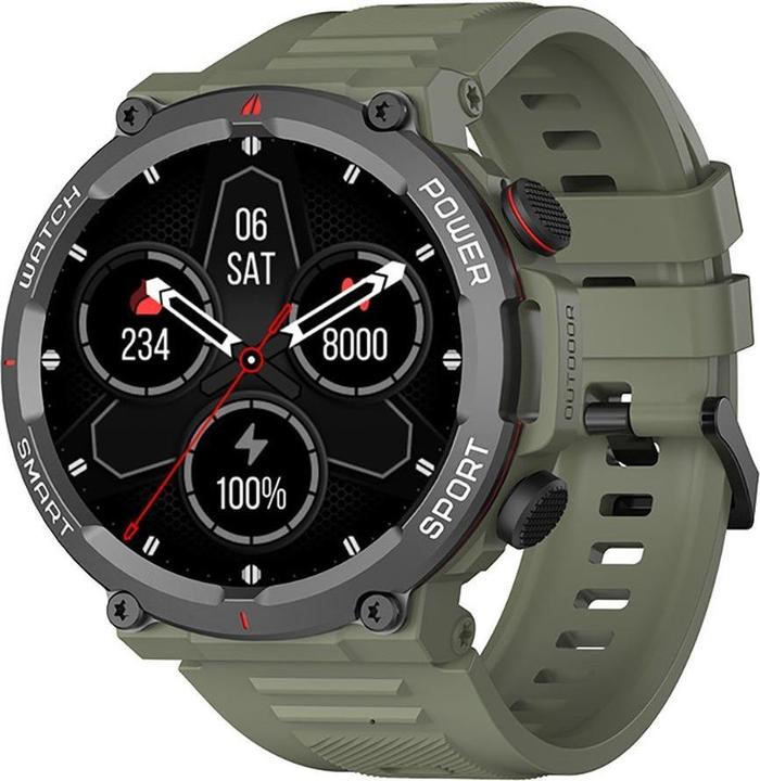 Blackview W50 (Orologio connesso - 1,39" - Microfono incorporato) Verde (47.50 mm)