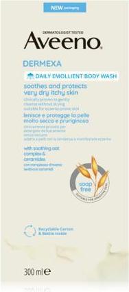 Energie-Label Aveeno Dermexa Daily Emollient Body Wash (300 ml)