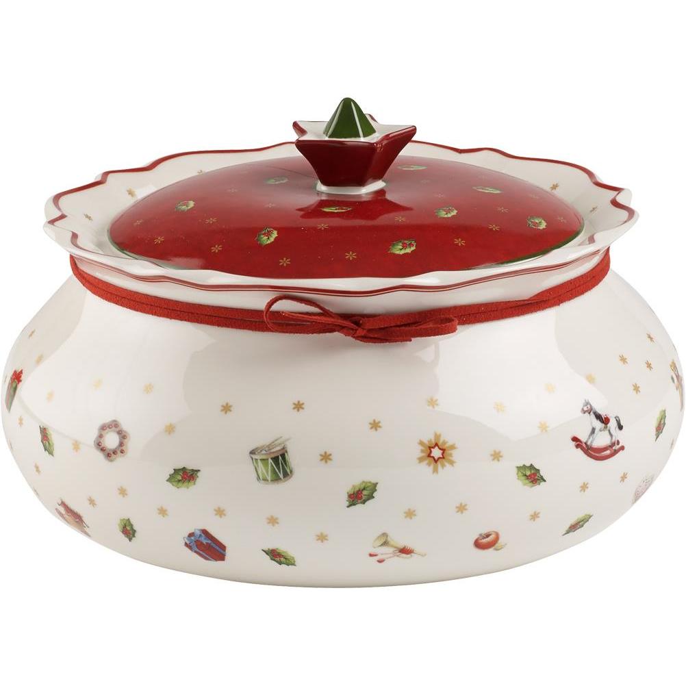 Villeroy & Boch Toy's Delight, Vorratsbehälter, Weiss, Rot