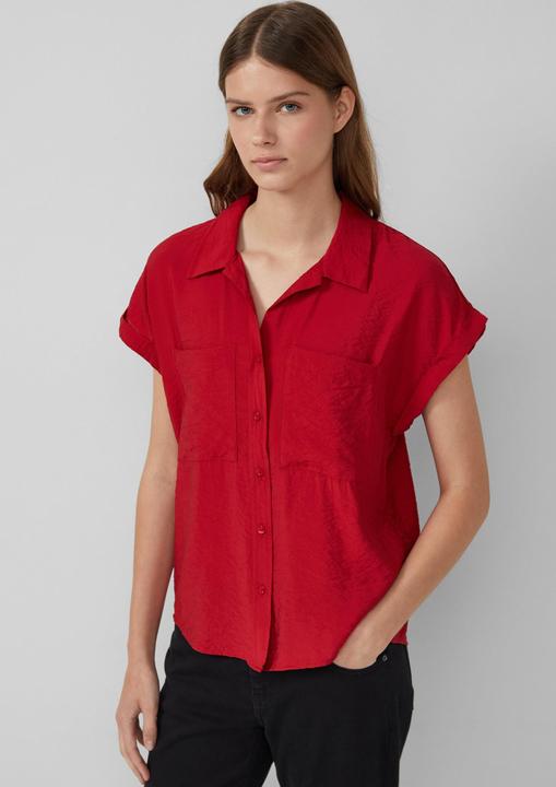 Immagine prodotto s.Oliver Bluse Bluse aus strukturiertem Viskosemix mit aufgesetzter Tasche (48)