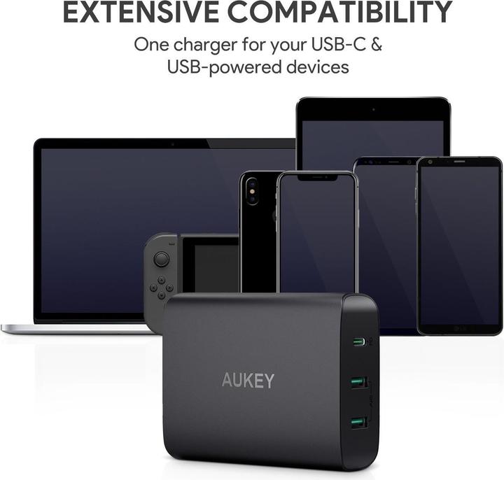 Actual product image Aukey PA-Y12 Charging Station (60 W, 1 portion)