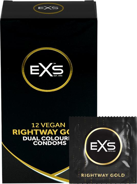 Actual product image EXS Rightway Gold - Condones - 12 Piezas (12 pcs.)