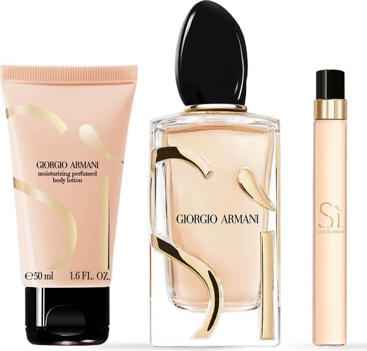 Produktbild Giorgio Armani Sì Eau de Parfum 100ml + 10ml + Body Lotion 50ml H25 (Parfum Set)