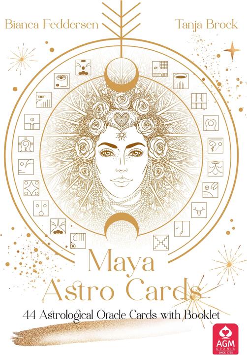 Image du produit Maya Astro Cards: 44 astrological oracle cards with booklet (Anglais, Bianca Feddersen, 2024)