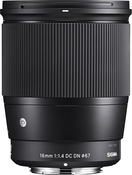 Produktbild Sigma 16mm f/1.4 DC DN (C), Sony E (Sony E, APS-C / DX)