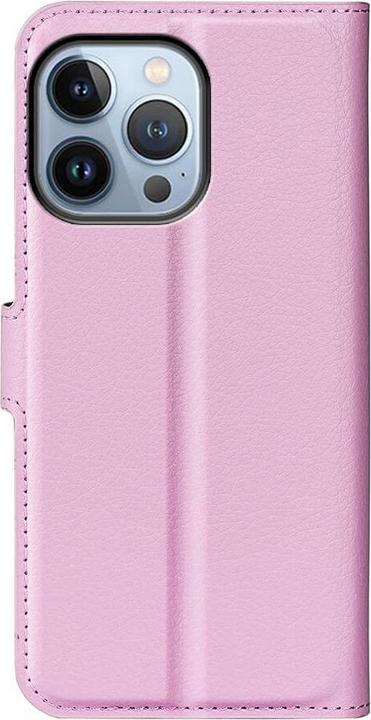 Image du produit Cover-Discount iPhone 14 Pro - Étui en cuir rose (Apple iPhone 14 Pro)