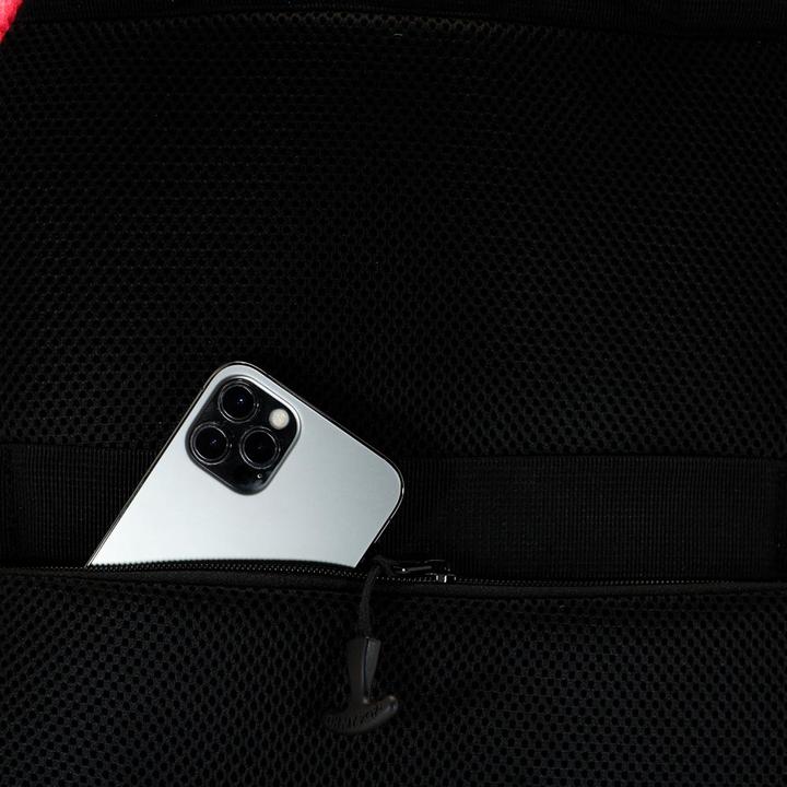 Actual product image Oh My Pop! Mesh Backpack Fuchsia Neon