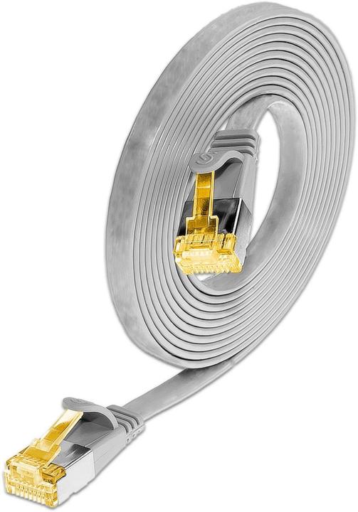 Produktbild Wirewin Slim Patchkabel: U/FTP, 7.0m, grau (U/FTP, CAT6a, 7 m)