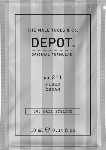 Depot 300 Hair Stylings No 311 Uv Filter Hair Styling Cream Medium Hold - 10 Ml (10 ml)