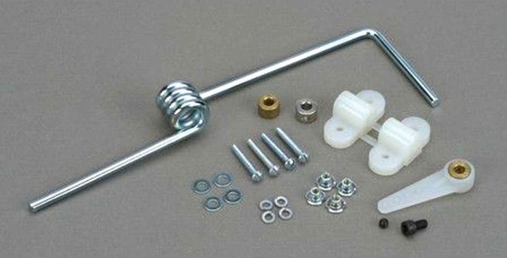 Actual product image Du-Bro Nose gear steerable 4 mm curved DUBRO