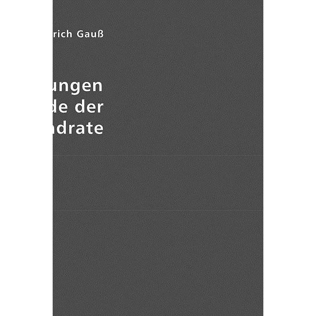Thumbnail - Abhandlungen zur Methode der kleinsten Quadrate, Fachbücher