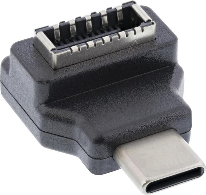 Produktbild InLine USB 3.2 Adapter, USB-C Stecker zu intern USB-E Frontpanel Buchse (USB Typ-C, 27 cm)