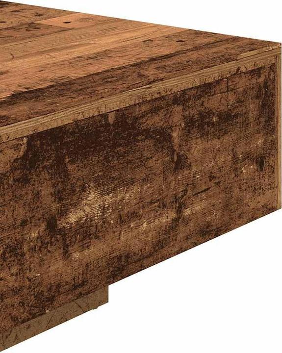 Actual product image vidaXL Couchtisch Beistelltisch Wohnzimmertisch Kaffeetisch Altholz-Optik (85 x 55 x 31 cm)