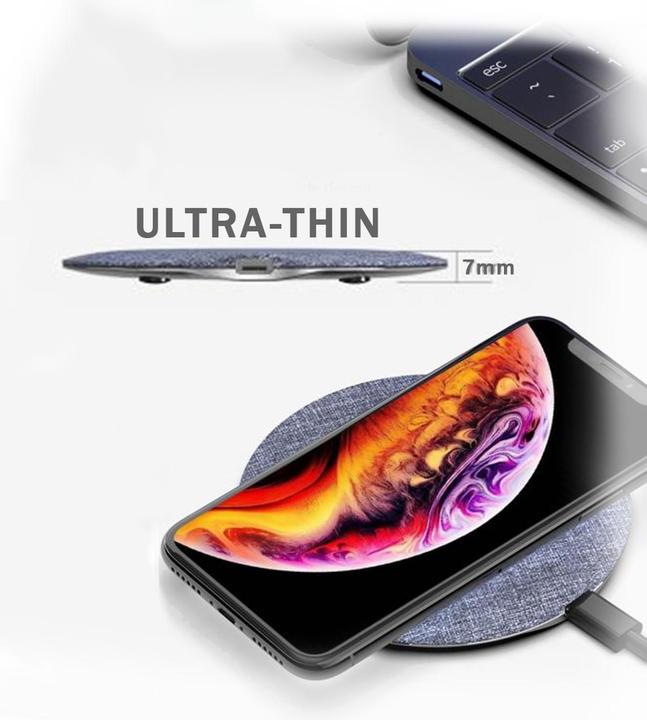 Actual product image Devia UFO series ultra-thin wireless charger (15W) white (15 W)