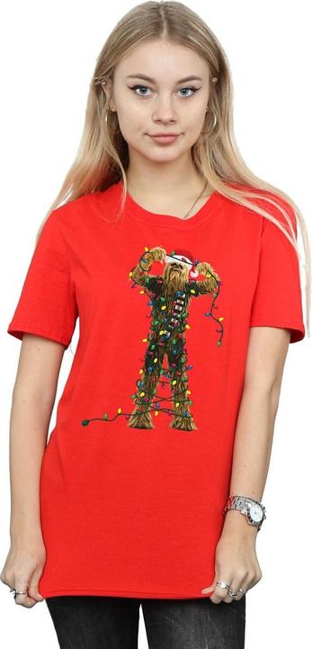 Produktbild Star Wars Chewbacca Christmas Lights TShirt (S)