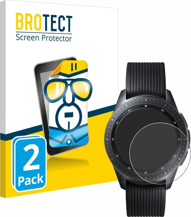 Produktbild BROTECT Schutzfolie Displayschutz Klar (2 Stück, Galaxy Watch (42mm))