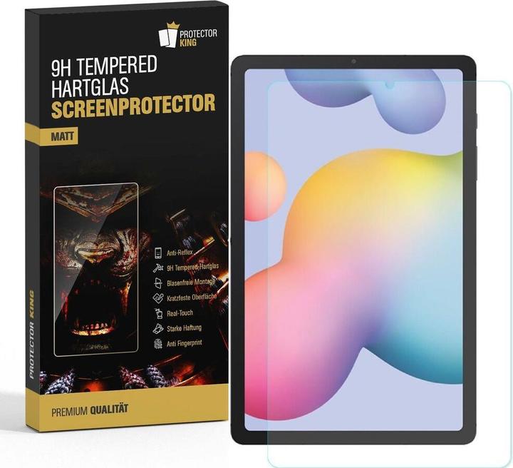 Protectorking 2x Echtes Tempered 9H Panzerhartglas Matt Entspiegelt (2 Stück, Galaxy Tab S6 Lite)