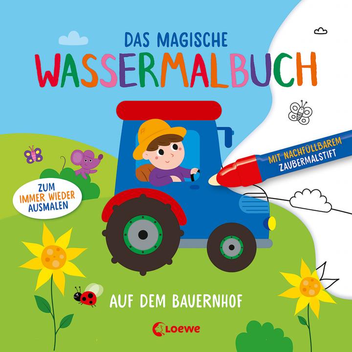 Actual product image The Magic Water Colouring Book - On the Farm