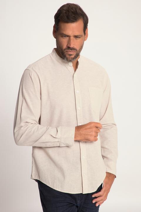 Produktbild JP1880 Hemd, Langarm, Leinenmix, Stehkragen, Modern Fit (3XL)