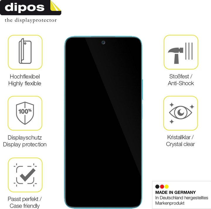 Produktbild Dipos 3D Full Cover Schutzfolie (1 Stück, Honor 90)