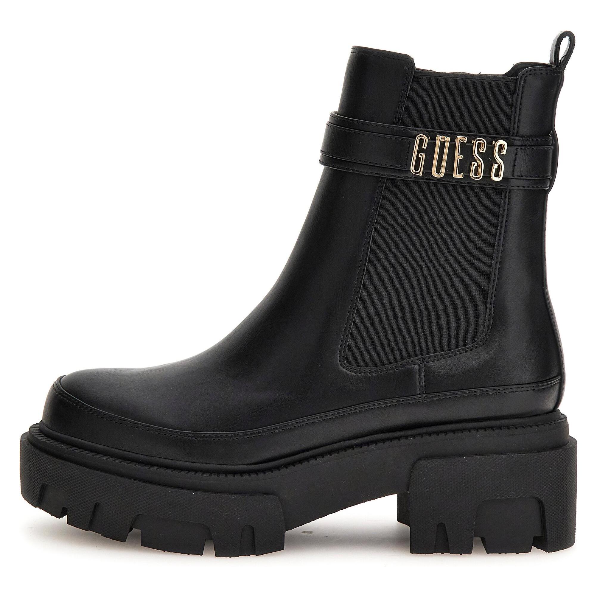 Guess, Damen, Boots + Stiefel, Yelma, Schwarz, (39)