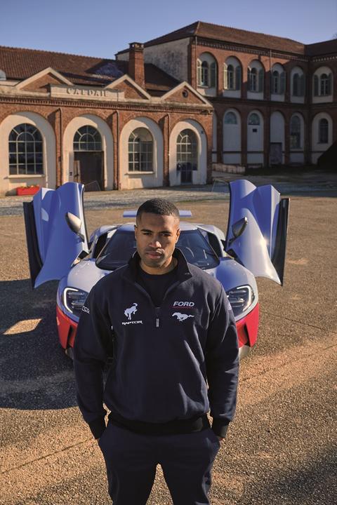 Actual product image Sparco Ford Performance Half Zip Sweatshirt (S)