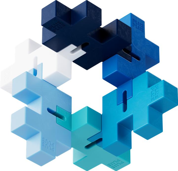 Immagine prodotto Plus-Plus Blocchi da costruzione Hexel Flex, blu