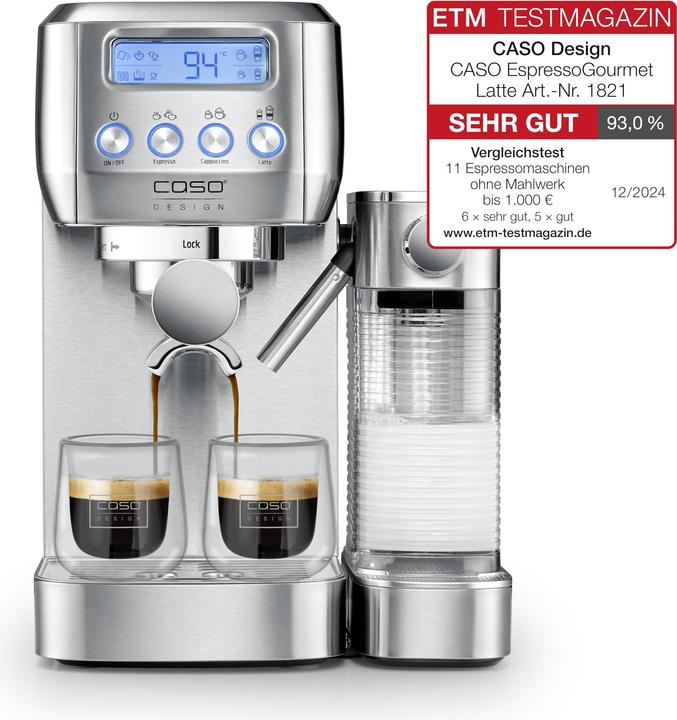 Productafbeelding Caso Espresso Gourmet Latte portafiltermachine