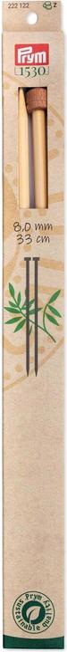 Produktbild Prym Stricknadeln BAMBUS 8.00 cm, 33 cm