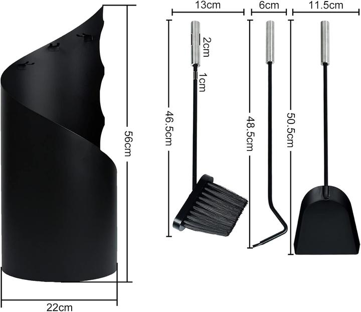 Produktbild Hengmei Kaminbesteck Set
