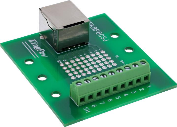 Produktbild InLine ® Terminalblock, RJ45 Buchse, gerade, für Hutschiene (Netzwerk Zubehör)