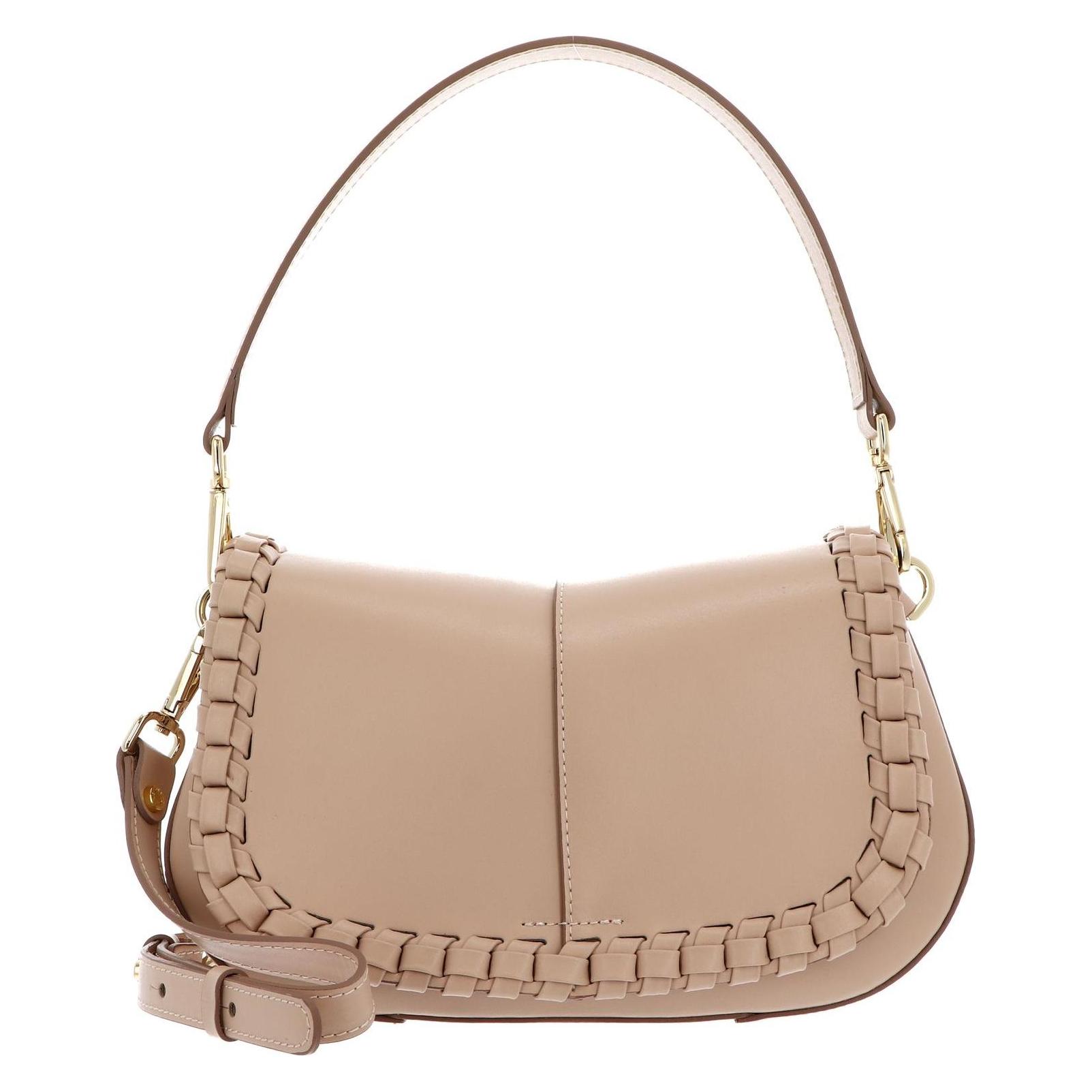 Gianni Chiarini, Damen, Handtasche, Helena Round Saddle Bag, Beige