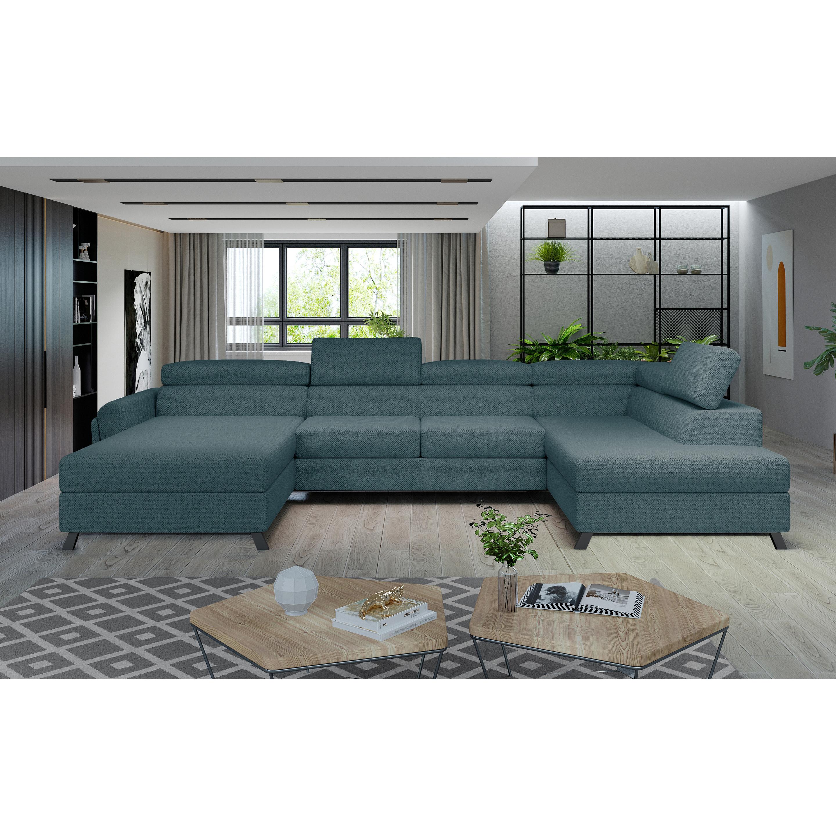 ELTAP, Sofa, Josette (5-Sitzer, Bettsofa, Wohnlandschaft)