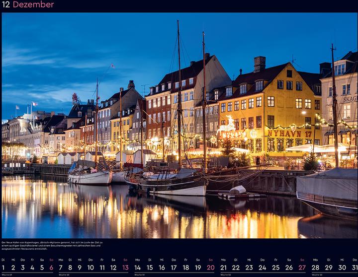 Produktbild Hafenstädte - Wandkalender 2026 (60 x 45 cm, Harter Einband, Deutsch)
