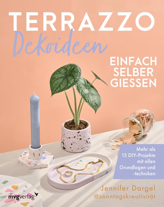 Produktbild Terrazzo-Dekoideen einfach selber giessen (Deutsch, Jennifer Dargel, 2023)