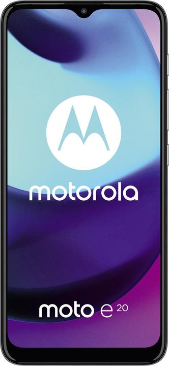 Actual product image Motorola Moto e20 (32 GB, Graphite gray, 6.50", Hybrid Dual SIM, 13 Mpx, 4G)