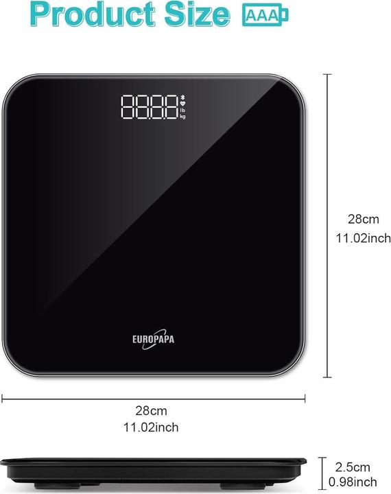 Actual product image Europapa Digital scale (180 kg)