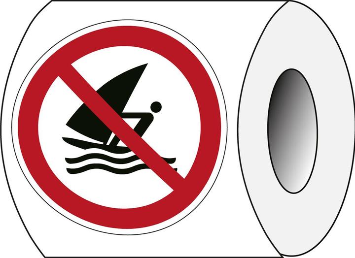 Image du produit Brady Panneau de sécurité ISO - Planche à voile interdite