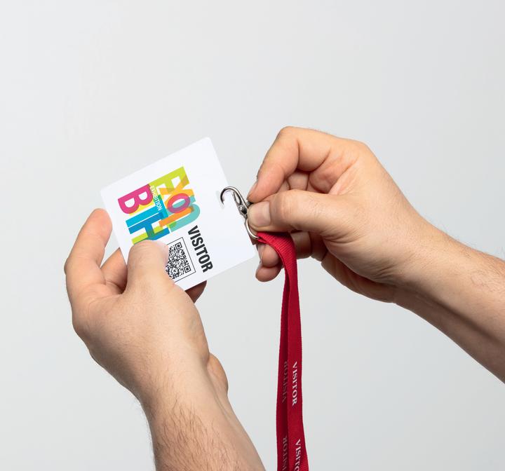 Actual product image Durable Name tag