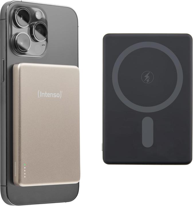 Actual product image Intenso Magn. Wireless Powerbank MW5000 5000 mAh Champagner (5000 mAh, 20 W, 19.25 Wh)