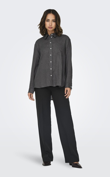 Immagine prodotto Only Camicia monocolore in misto lino Camicia (M)