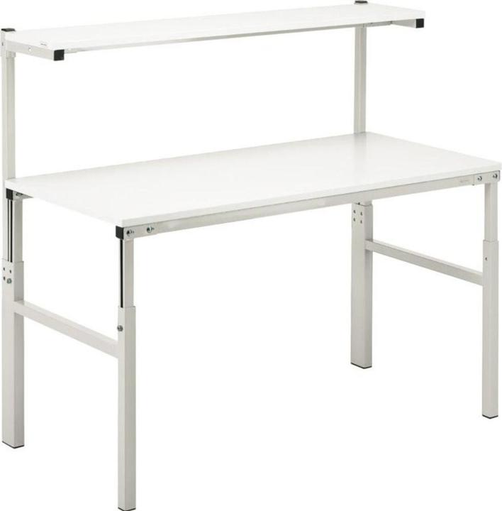 Actual product image Treston ESD work table with shelf, height adjustment range 650 - 900 mm, WxD 1500 x 900 (150 cm, 90 cm)