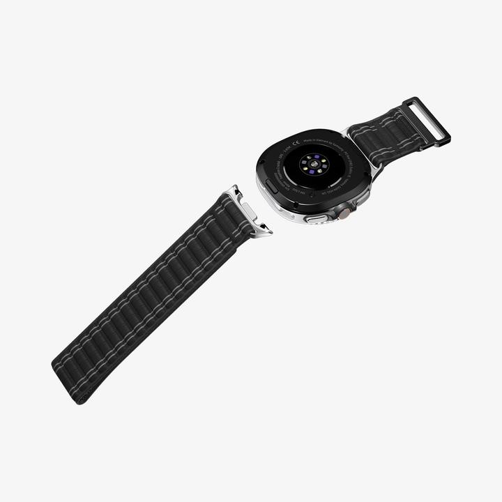 Actual product image Spigen WBFO Band for Samsung Galaxy Watch 8 / Classic (40/44/46mm) black (20 mm, 22 mm, Nylon)