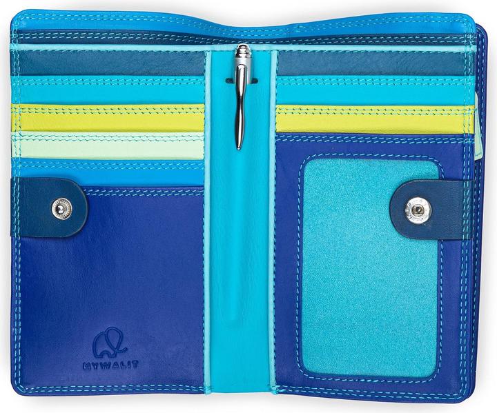 Actual product image Mywalit Geldbörse RFID Schutz Leder 8 cm